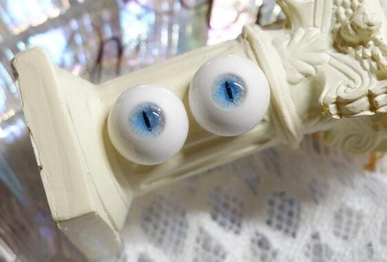 3D blue BJD doll eyes