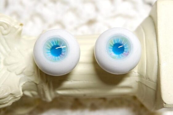 Delicate blue BJD doll eyes-2
