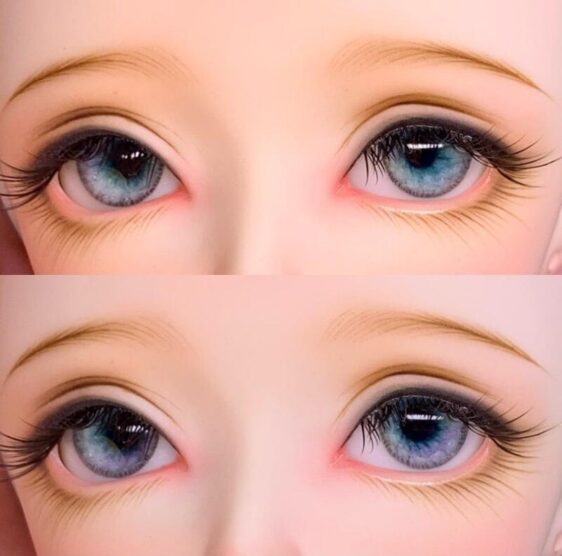 Delicate blue BJD doll eyes-2