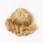 Blond short RBL Blythe doll wig with scalp
