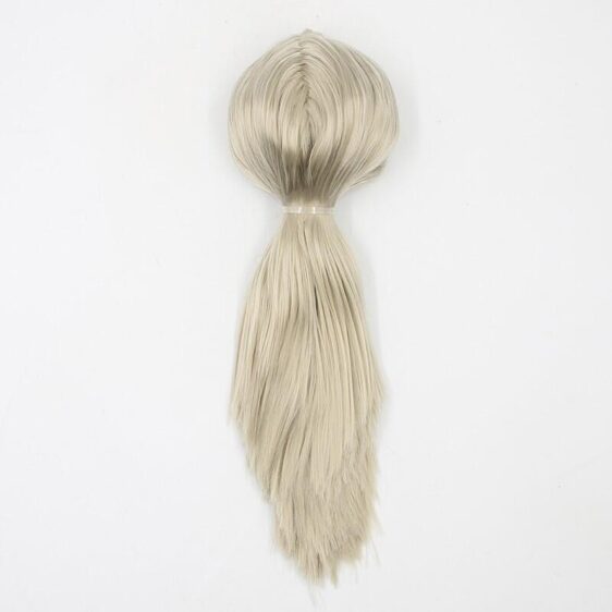 Grey cream RBL Blythe doll wig with scalp