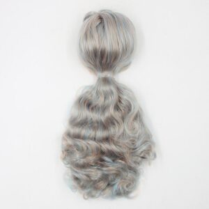 Mix 3 colors grey RBL Blythe doll wig with scalp