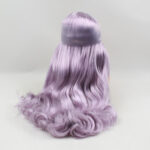 Dark wine RBL Blythe doll wig with scalp