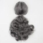Grandma grey RBL Blythe doll wig with scalp