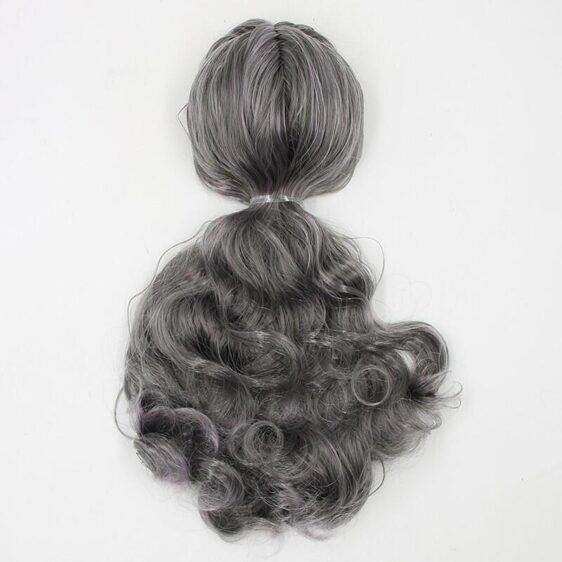 Grandma grey RBL Blythe doll wig with scalp