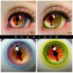 Llygaid dol BJD gyda disgyblion y Ddraig
