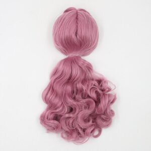 Grape pink RBL Blythe doll wig with scalp