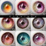 Moon star eyes for BJD doll