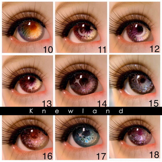Moon star eyes for BJD doll