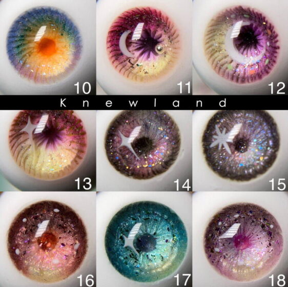 Moon star eyes for BJD doll