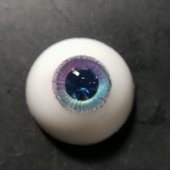 Purple layered graident falbala bjd doll eyes
