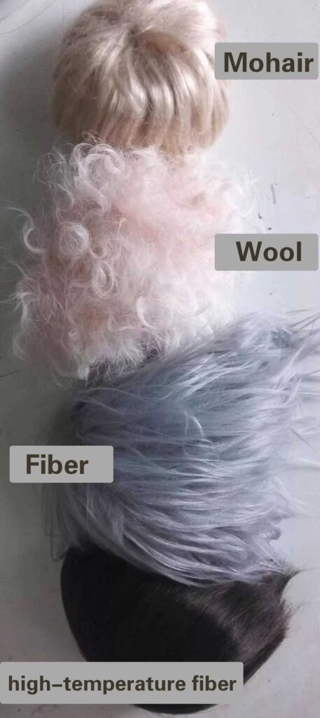 BJD wig materials