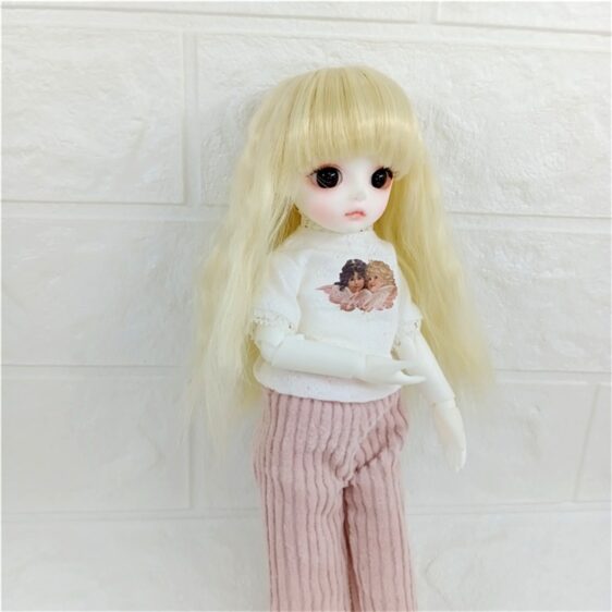 1/3, 1/4, 1/6, 1/8 Retro Style BJD Wig – Long Curly Hair