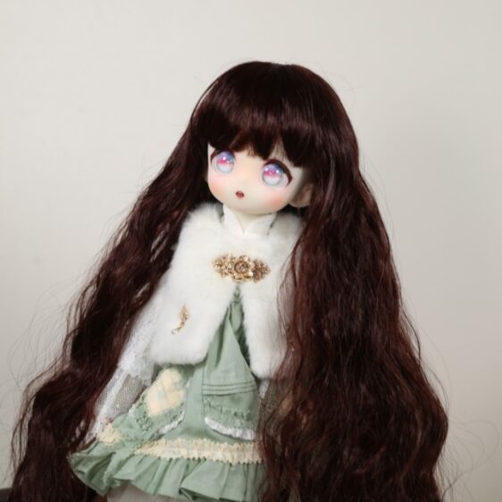 1/3 1/4 1/6 BJD Doll Wig Long BJD Wig Long Curly Doll Hair Wigs for 8-9