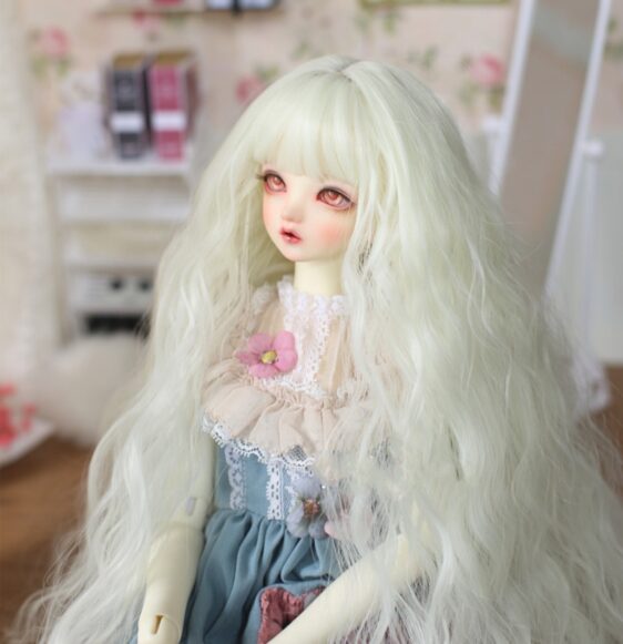 1/3 1/4 1/6 BJD Doll Wig Long BJD Wig Long Curly Doll Hair Wigs for 8-9