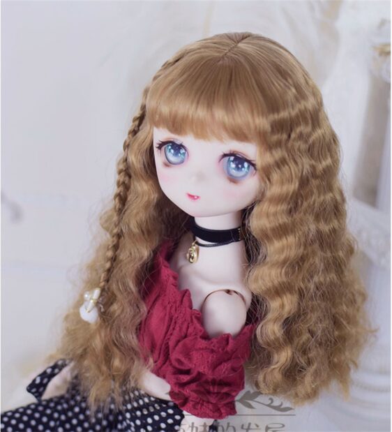 1/3 1/4 1/6 Bjd Soft Imitation Mohair Wig MDD Doll Hair