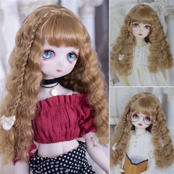 1/3 1/4 1/6 Bjd Soft Imitation Mohair Wig MDD Doll Hair
