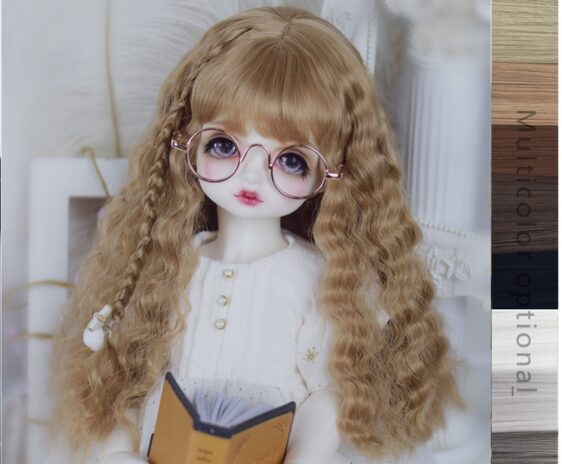 1/3 1/4 1/6 Bjd Soft Imitation Mohair Wig MDD Doll Hair
