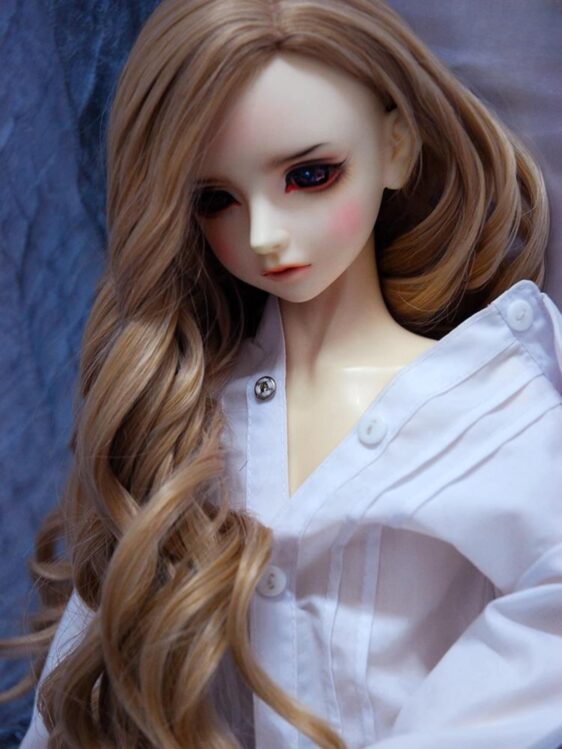 1/4 1/3 Long Curly BJD Wig for SD, MSD, DD & Smart Dolls