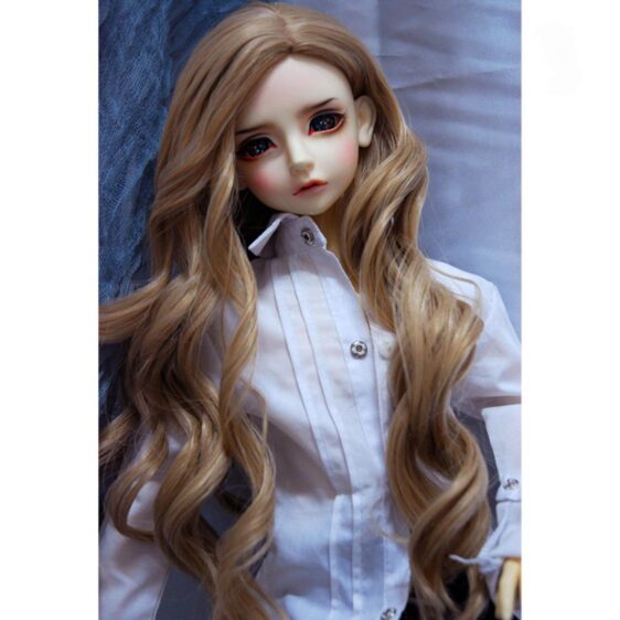 1/4 1/3 Long Curly BJD Wig for SD, MSD, DD & Smart Dolls
