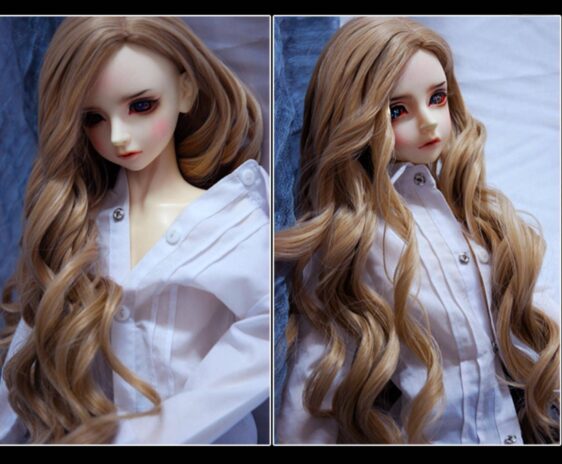 1/4 1/3 Long Curly BJD Wig for SD, MSD, DD & Smart Dolls