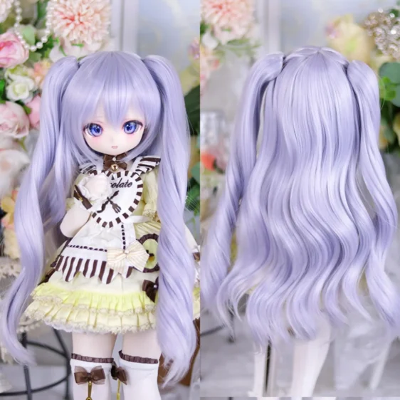 1/3 1/4 1/6 BJD Wig Long Curly Hair Wavy Wigsquot; 6-7" for Bjd/Mdd/SD/DD - Image 10