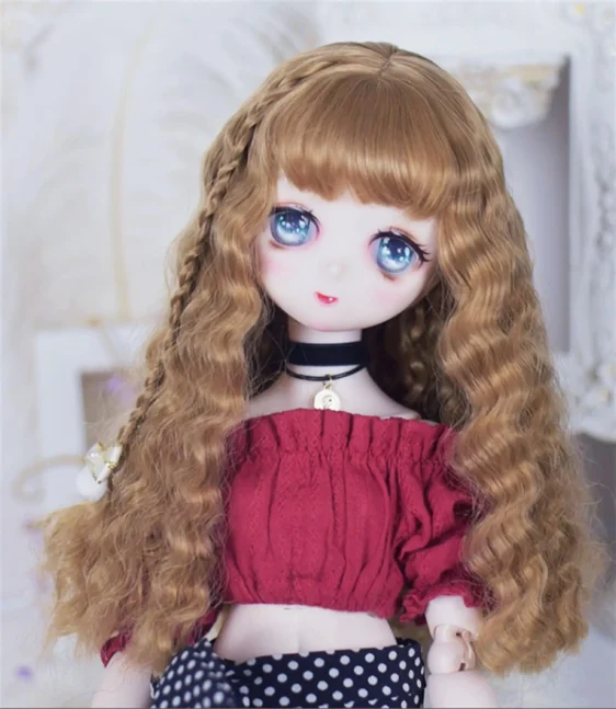 1/3 1/4 1/6 Bjd Soft Imitation Mohair Wig MDD Doll Hair - Image 4