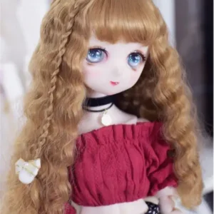 1/3 1/4 1/6 Bjd Soft Imitation Mohair Wig MDD Doll Hair