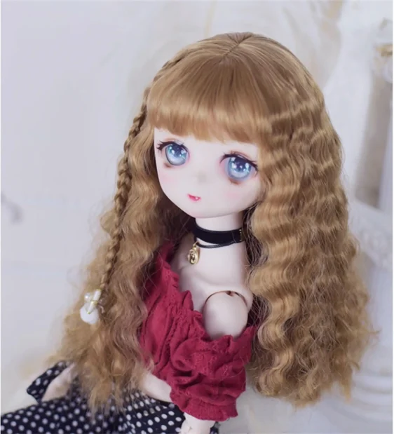 1/3 1/4 1/6 Bjd Soft Imitation Mohair Wig MDD Doll Hair - Image 6