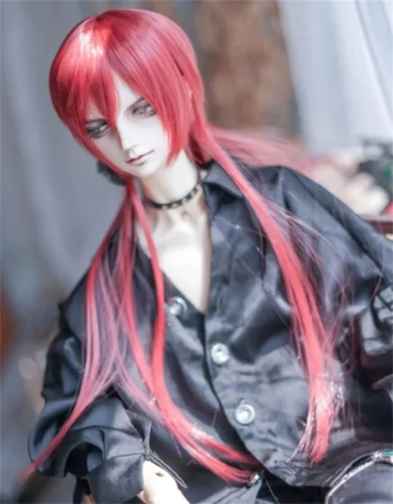 BJD Custom Wig – Long Hair for 1/6 1/4 1/3 1/8 Dolls (6-10") - Image 2