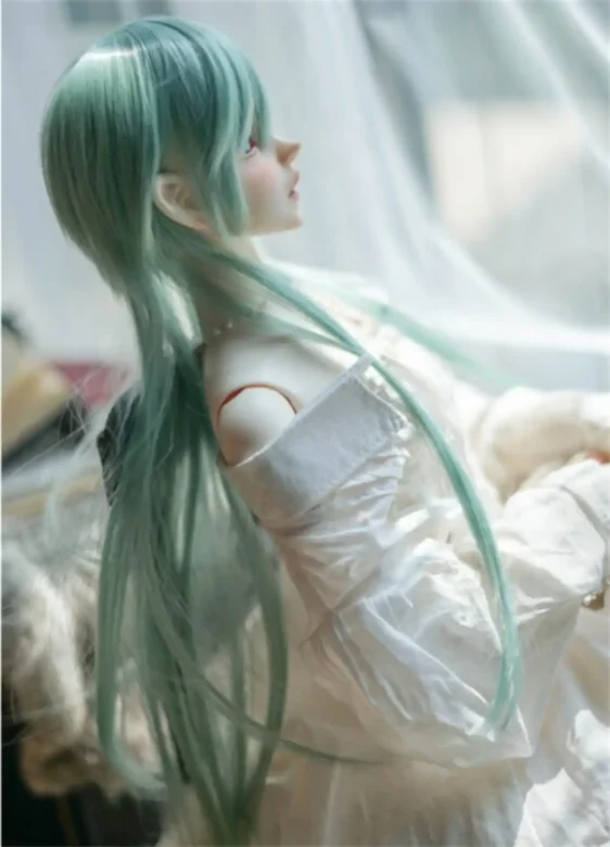 BJD Custom Wig – Long Hair for 1/6 1/4 1/3 1/8 Dolls (6-10") - Image 6