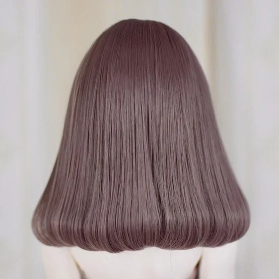 BJD Heat-Resistant Curly Hair Wig for Dolls - Elegant Short Style - Image 5