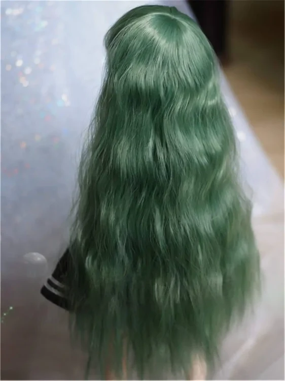 BJD Long Curly Wavy Wig for 1/3, 1/4, 1/6 Dolls - Image 6