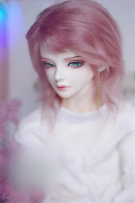 BJD Mohair Wig - Short Curly Wavy Hair for 1/6, 1/4, 1/3 Dolls - Image 4