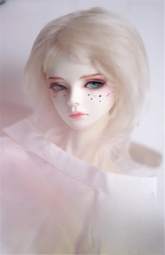 BJD Mohair Wig - Short Curly Wavy Hair for 1/6, 1/4, 1/3 Dolls - Image 8