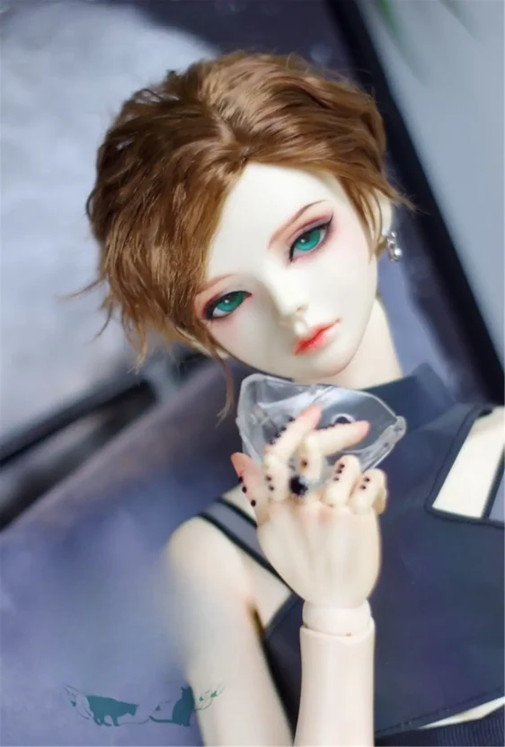 BJD Short Straight Wig for 1/3, 1/4, 1/6 Dolls - Image 2
