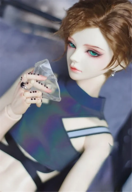 BJD Short Straight Wig for 1/3, 1/4, 1/6 Dolls - Image 5
