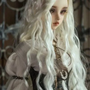 BJD Wavy Long Curly Wig for 1/3, 1/4, 1/6 Dolls