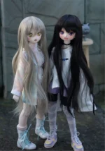 BJD Wig Long Curly Hair Wavy Wigs for Dolls