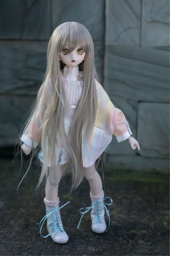 BJD Wig Long Curly Hair Wavy Wigs for Dolls - Image 3