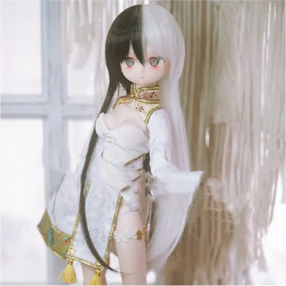 BJD Wig Long Straight Hair for Dolls for 1/3 SD 1/4 msd 1/6 yosd Blythe doll - Image 5