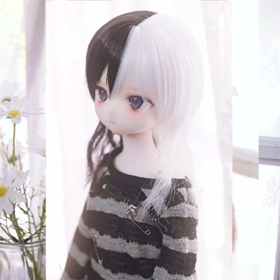BJD Wig Straight Hair Doll Wolf Tail Wigs - Image 2