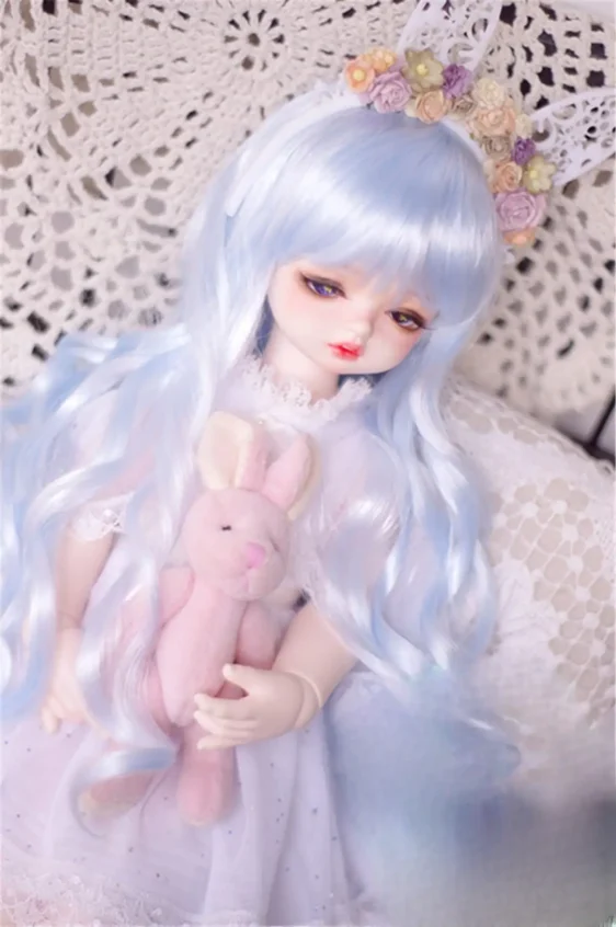 BJD Vintage Curly Wig for 1/3 1/4 1/6 1/8 Dolls - Image 3