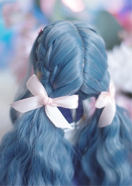 Curly Doll Wig - Long Wavy Hair for 1/6, 1/4, 1/3 BJD - Image 6