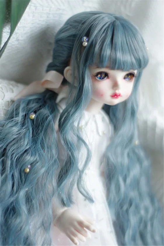 Curly Doll Wig - Long Wavy Hair for 1/6, 1/4, 1/3 BJD