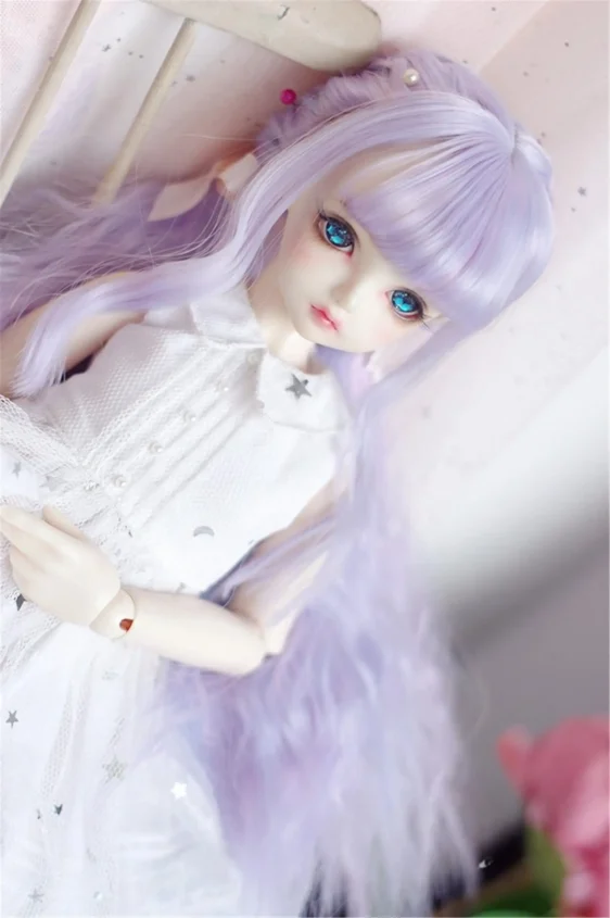 Curly Doll Wig - Long Wavy Hair for 1/6, 1/4, 1/3 BJD - Image 7