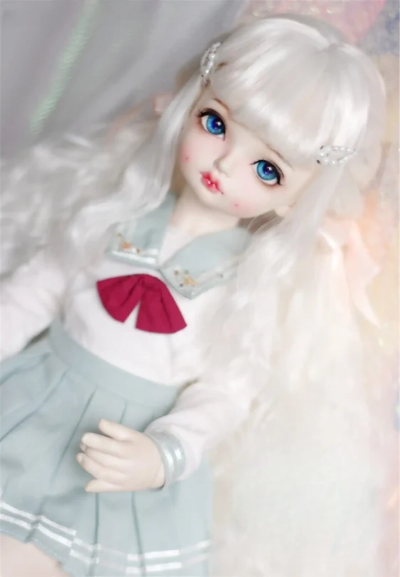 Curly Doll Wig - Long Wavy Hair for 1/6, 1/4, 1/3 BJD - Image 8