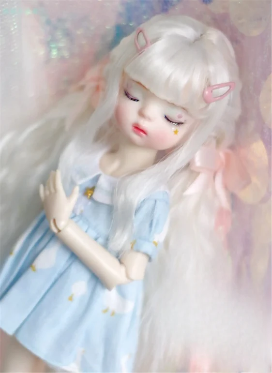 Curly Doll Wig - Long Wavy Hair for 1/6, 1/4, 1/3 BJD - Image 9