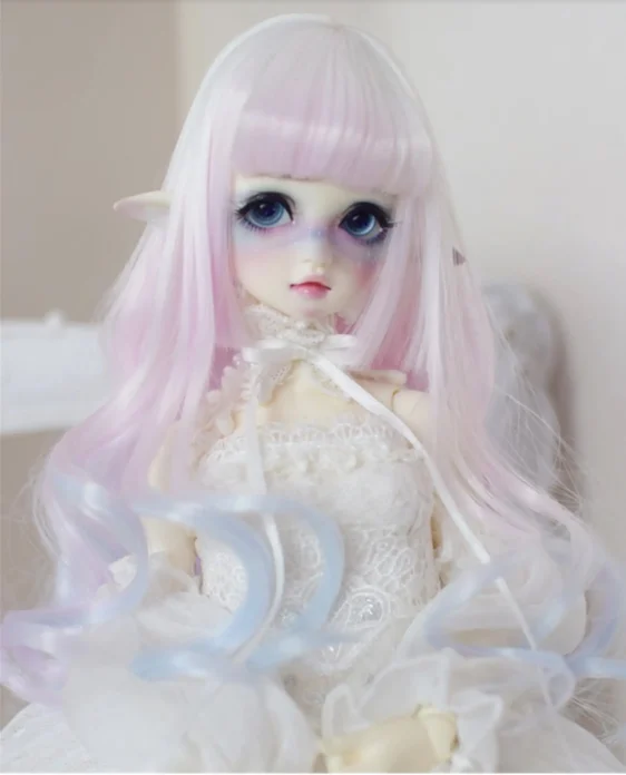 Curly Fashion BJD Wig - Cute Long Hair for Dolls