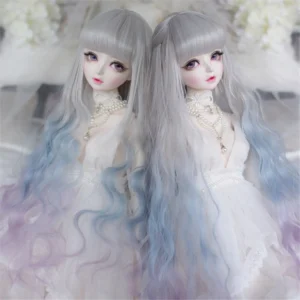 Custom-Made BJD Doll Wig – Perfect Fit for 6"-9" Boneka